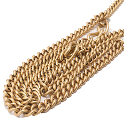 CHANEL Lambskin Matelasse Single Flap Chain Shoulder Black Gold-Tone Hardware, Pre-Owned