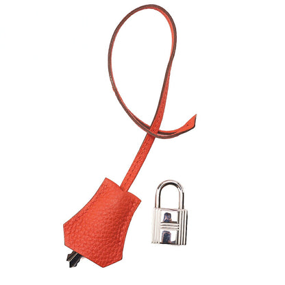 Hermes Hermes Birkin 35 Togo Handbag Rouge Pivot Ine Silver-Tone Hardware, Pre-Owned