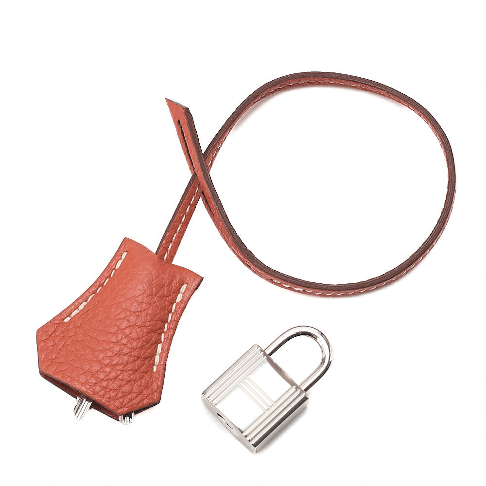 Hermes Hermes Birkin 35 Taurillon Clemence Handbag Sanguine Silver-Tone Hardware, Pre-Owned