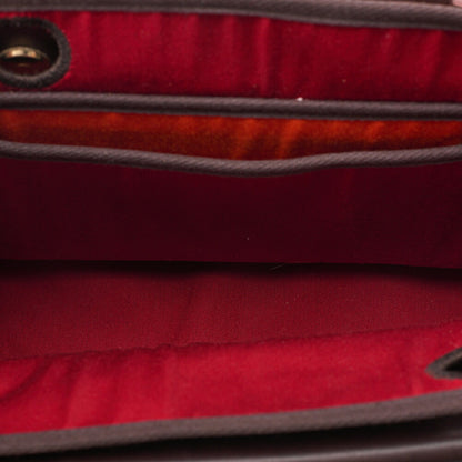 HERMES Hermes Ale Bag Kavas PM Towalmi Road  x  Vash Hunter Red x Brown x Orange Tote Bag Gold-Tone Hardware, Pre-Owned