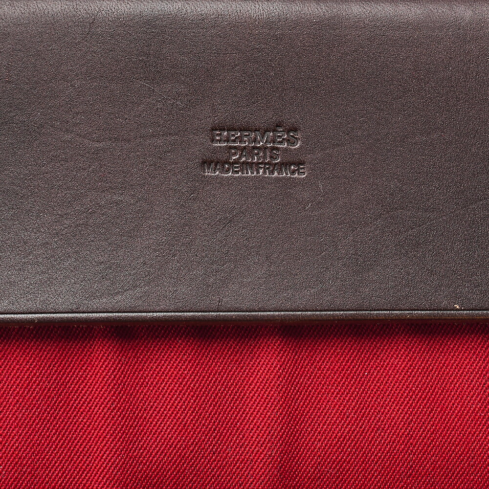 HERMES Hermes Ale Bag Kavas PM Towalmi Road  x  Vash Hunter Red x Brown x Orange Tote Bag Gold-Tone Hardware, Pre-Owned