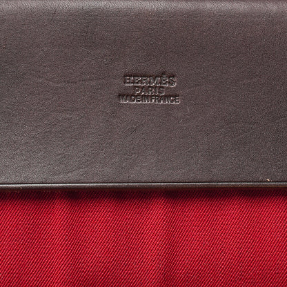 HERMES Hermes Ale Bag Kavas PM Towalmi Road  x  Vash Hunter Red x Brown x Orange Tote Bag Gold-Tone Hardware, Pre-Owned