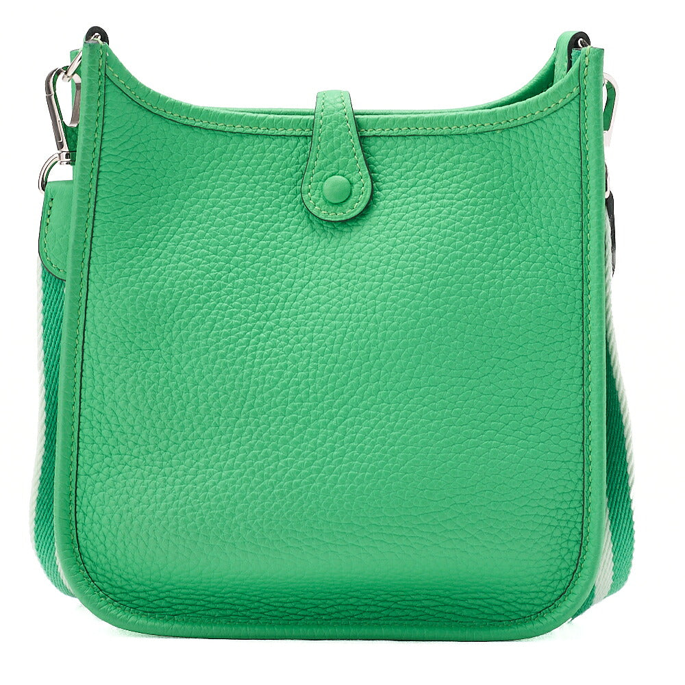 Hermes Hermes Eveline TPM Shoulder Bag Tedmont Clemence Vert Comics Silver-Tone Hardware, Pre-Owned