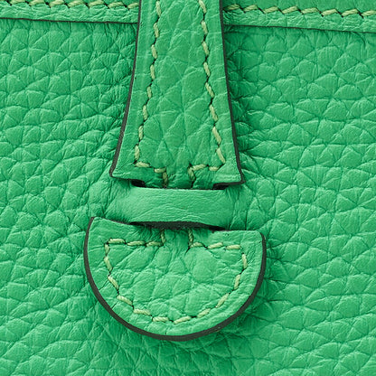 Hermes Hermes Eveline TPM Shoulder Bag Tedmont Clemence Vert Comics Silver-Tone Hardware, Pre-Owned