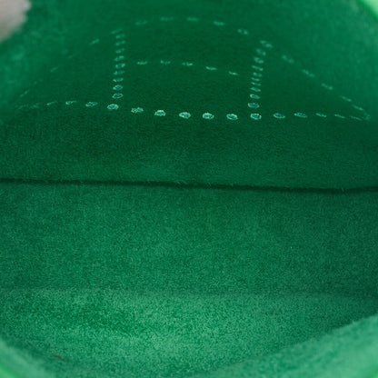 Hermes Hermes Eveline TPM Shoulder Bag Tedmont Clemence Vert Comics Silver-Tone Hardware, Pre-Owned