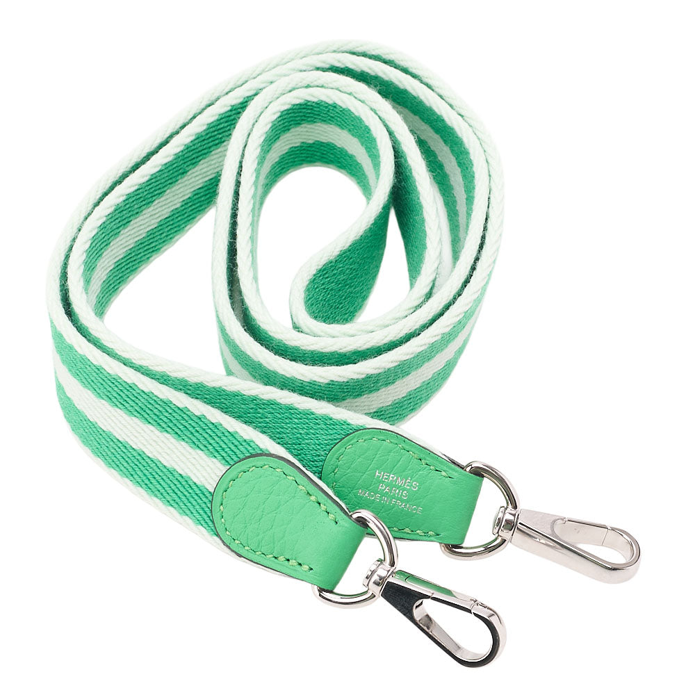 Hermes Hermes Eveline TPM Shoulder Bag Tedmont Clemence Vert Comics Silver-Tone Hardware, Pre-Owned