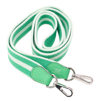 Hermes Hermes Eveline TPM Shoulder Bag Tedmont Clemence Vert Comics Silver-Tone Hardware, Pre-Owned