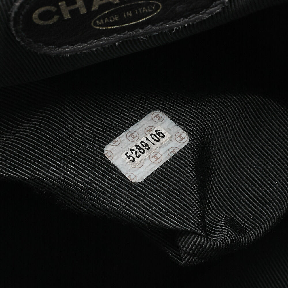 CHANEL Chanel Caviar Skin Triple Coco Turn Lock Chain Backpack Black Gold-Tone Hardware, Pre-Owned
