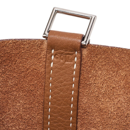 Hermes Hermes Picotan Lock PM Taurillon Clemence Gold Silver-Tone Hardware, Pre-Owned