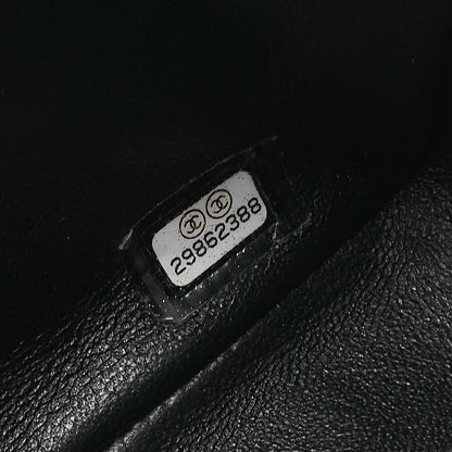 CHANEL Chain Shoulder Bag Mini Matelasse 16cm Turn Lock Lambskin Black Gold-Tone Hardware, Pre-Owned