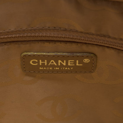 CHANEL Tote Bag Coco Mark Wild Stitch Calf Leather Beige Gold-Tone Hardware Pre-Owned - Vintage La Charme