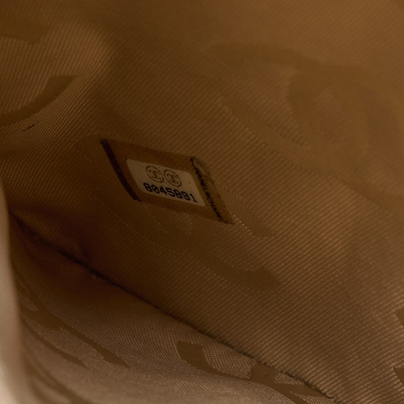 CHANEL Tote Bag Coco Mark Wild Stitch Calf Leather Beige Gold-Tone Hardware Pre-Owned - Vintage La Charme