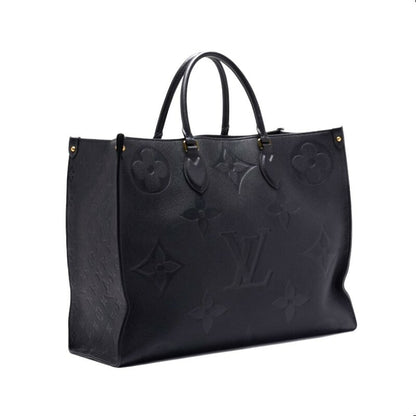 Louis Vuitton Tote Bag On The Go GM Monogram Unplant Noir Gold-Tone Hardware Pre-Owned - Vintage La Charme