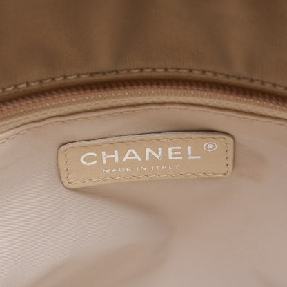 CHANEL Shoulder Tote Bag Matelasse Coated Canvas Gold Silver-Tone Hardware Pre-Owned - Vintage La Charme