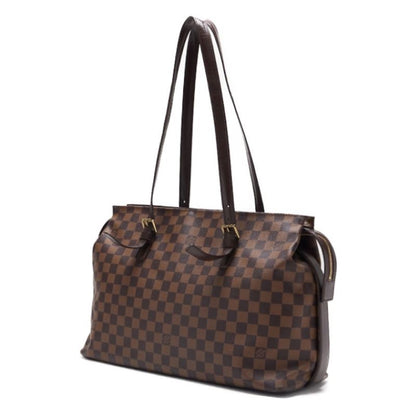 Louis Vuitton Shoulder Bag, Damier Chelsea, PVC Leather, Damier, Gold-Tone Hardware, Pre-Owned - Vintage La Charme