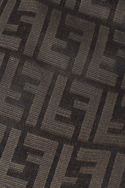 FENDI Skirt Pants, Zucca Pattern, Polyester Cotton Blend, Brown, Pre-Owned - Vintage La Charme