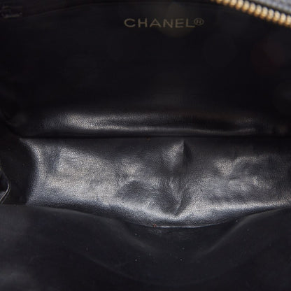 CHANEL Handbag, Bicorolle with Coco Charm, Fan Shape Chain, Lambskin, Black, Gold-Tone Hardware, Pre-Owned - Vintage La Charme
