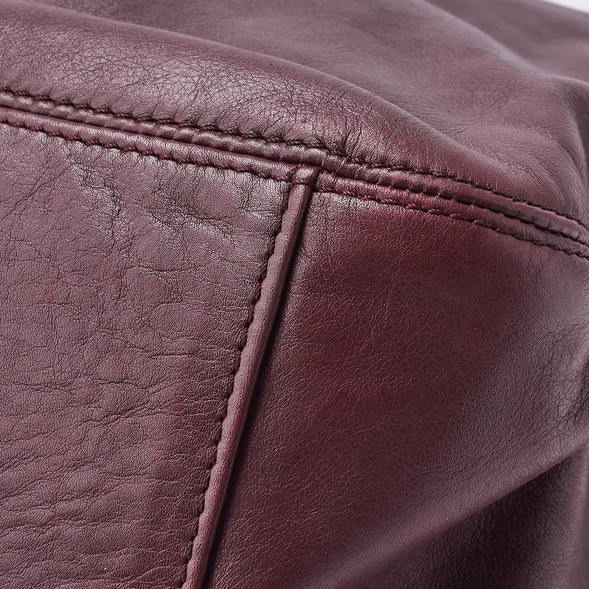 CHANEL Tote Bag, Coco Mark, Mini Shoulder, Lambskin, Bordeaux, Gold-Tone Hardware, Pre-Owned - Vintage La Charme
