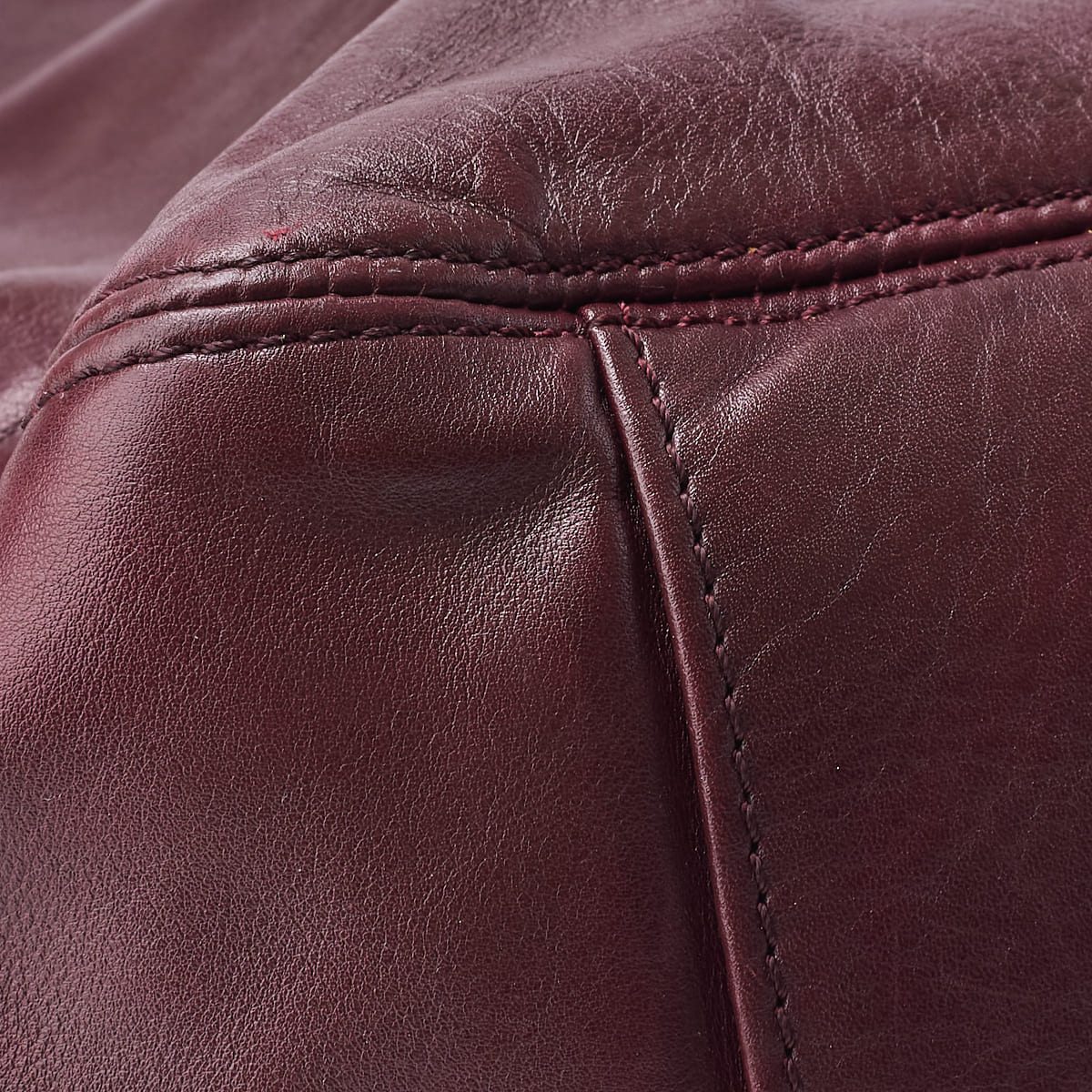 CHANEL Tote Bag, Coco Mark, Mini Shoulder, Lambskin, Bordeaux, Gold-Tone Hardware, Pre-Owned - Vintage La Charme