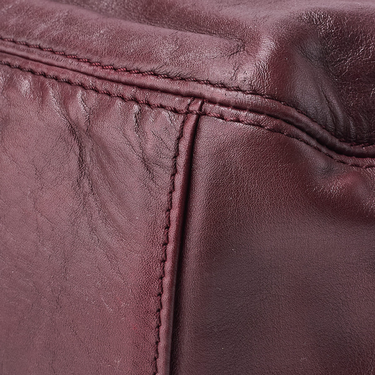 CHANEL Tote Bag, Coco Mark, Mini Shoulder, Lambskin, Bordeaux, Gold-Tone Hardware, Pre-Owned - Vintage La Charme