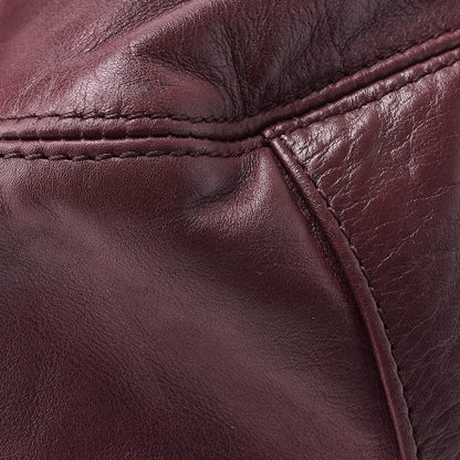 CHANEL Tote Bag, Coco Mark, Mini Shoulder, Lambskin, Bordeaux, Gold-Tone Hardware, Pre-Owned - Vintage La Charme