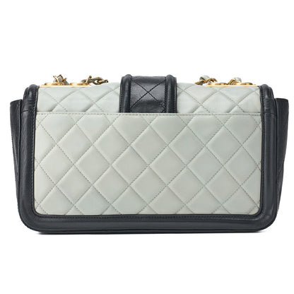 CHANEL Shoulder Bag, Matelasse Design, Chain Shoulder, Lambskin, Black, Gold-Tone Hardware, Pre-Owned - Vintage La Charme