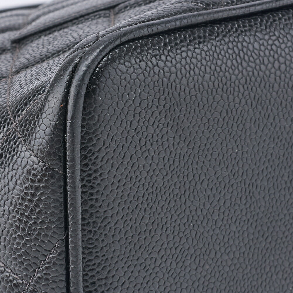 CHANEL Tote Bag Matelasse Reprint Caviar Skin Black Silver-Tone Hardware Pre-Owned - Vintage La Charme