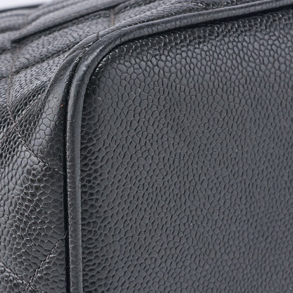 CHANEL Tote Bag Matelasse Reprint Caviar Skin Black Silver-Tone Hardware Pre-Owned - Vintage La Charme
