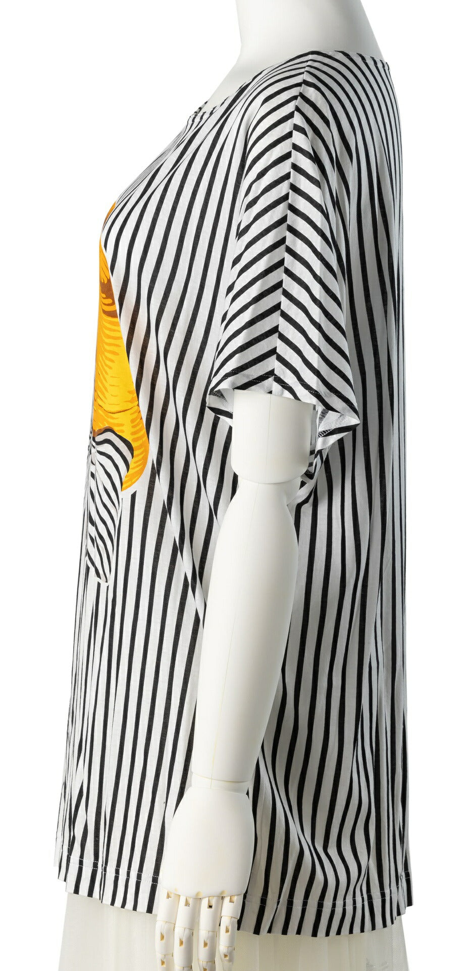 Dior T-Shirt, Short Sleeve, Cut Sew, Cotton, White, Silver-Tone Hardware, Pre-Owned - Vintage La Charme