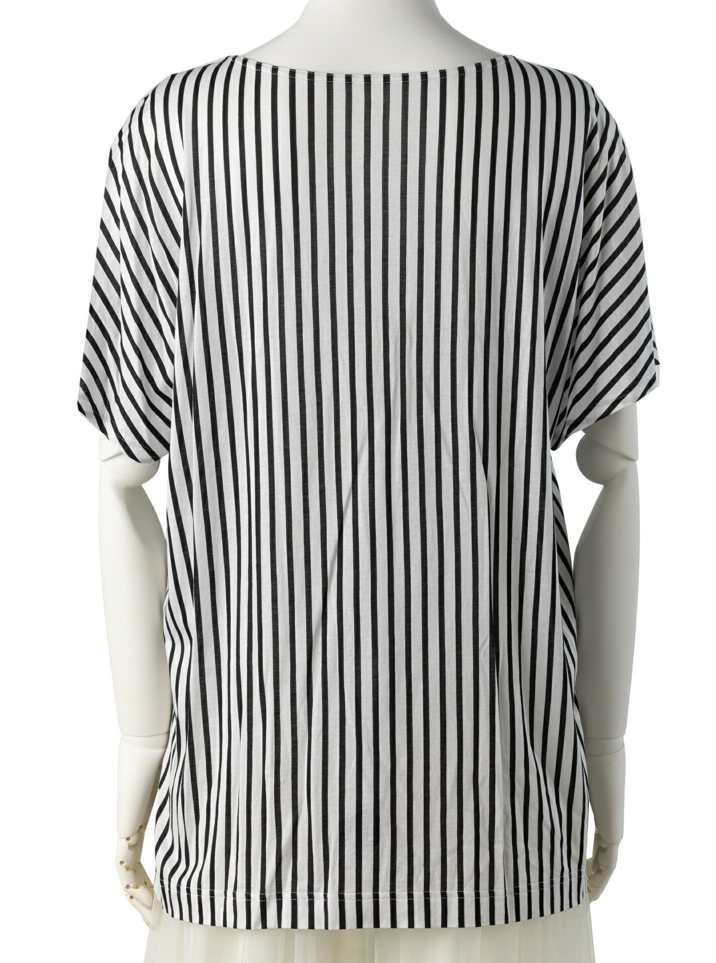 Dior T-Shirt, Short Sleeve, Cut Sew, Cotton, White, Silver-Tone Hardware, Pre-Owned - Vintage La Charme