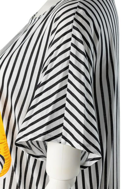 Dior T-Shirt, Short Sleeve, Cut Sew, Cotton, White, Silver-Tone Hardware, Pre-Owned - Vintage La Charme