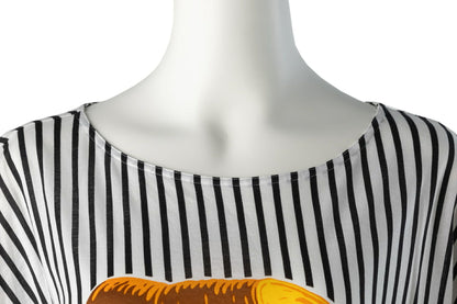 Dior T-Shirt, Short Sleeve, Cut Sew, Cotton, White, Silver-Tone Hardware, Pre-Owned - Vintage La Charme
