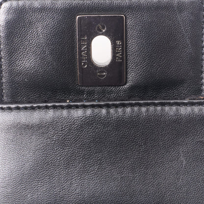 CHANEL Shoulder Bag, Coco Turn Lock, Tweed, Multicolor, Silver-Tone Hardware, Pre-Owned - Vintage La Charme