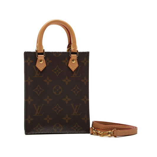 Louis Vuitton Mini Handbag, Monogram, 2WAY, PVC Leather, Brown, Gold-Tone Hardware, Pre-Owned - Vintage La Charme