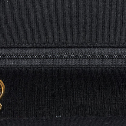 CHANEL Shoulder Bag Matelasse Turn Lock Double Flap Lambskin Black Gold-Tone Hardware Pre-Owned - Vintage La Charme