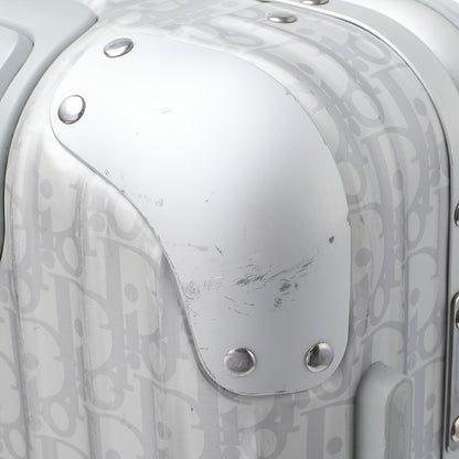 DiorRIMOWA Suitcase Oblique Aluminum Silver Gold-Tone Hardware Pre-Owned - Vintage La Charme