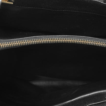 CHANEL Shoulder Bag 2WAY Outside Flap Turn Lock Caviar Skin Black Gold-Tone Hardware Pre-Owned - Vintage La Charme