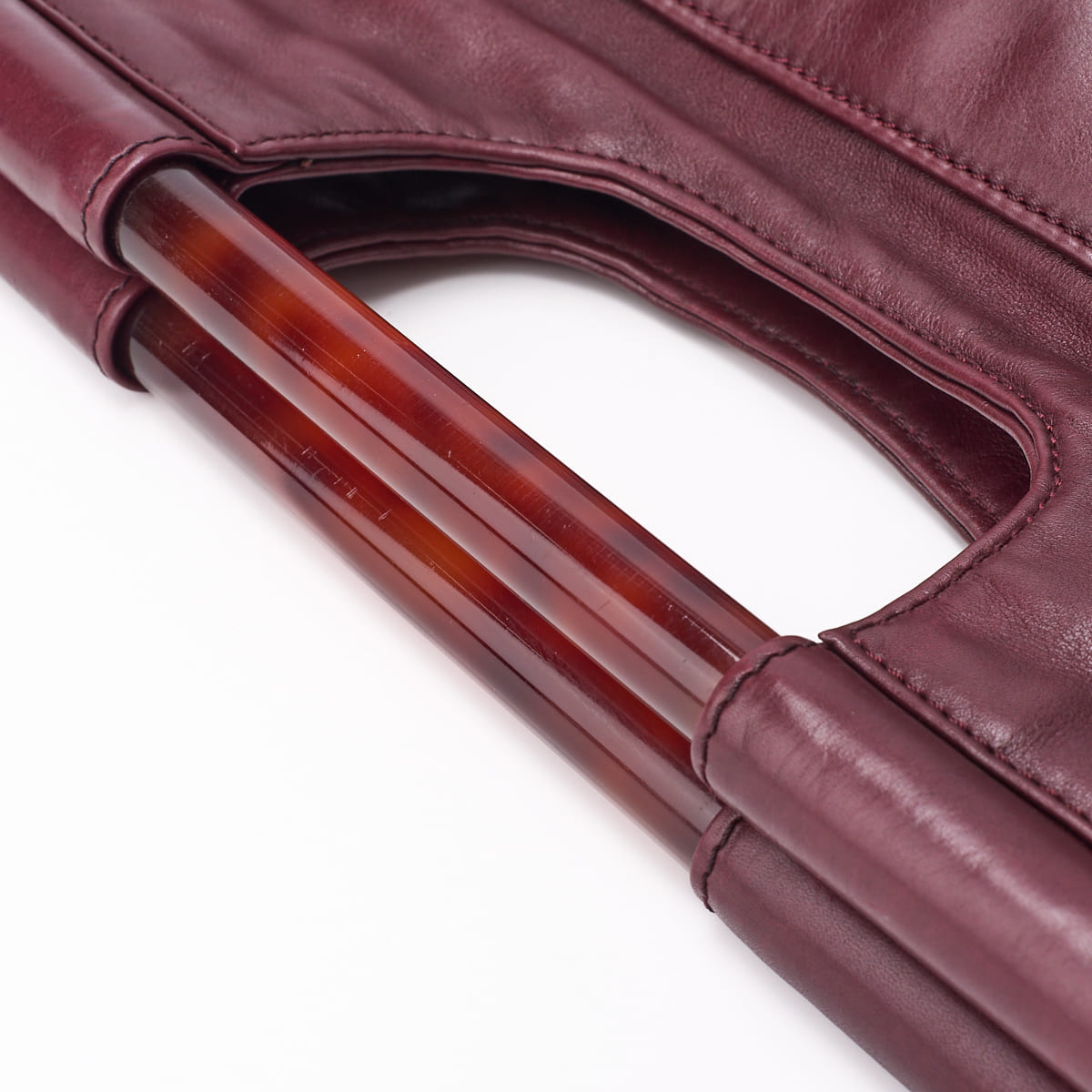 CHANEL Tote Bag, Coco Mark, Mini Shoulder, Lambskin, Bordeaux, Gold-Tone Hardware, Pre-Owned - Vintage La Charme