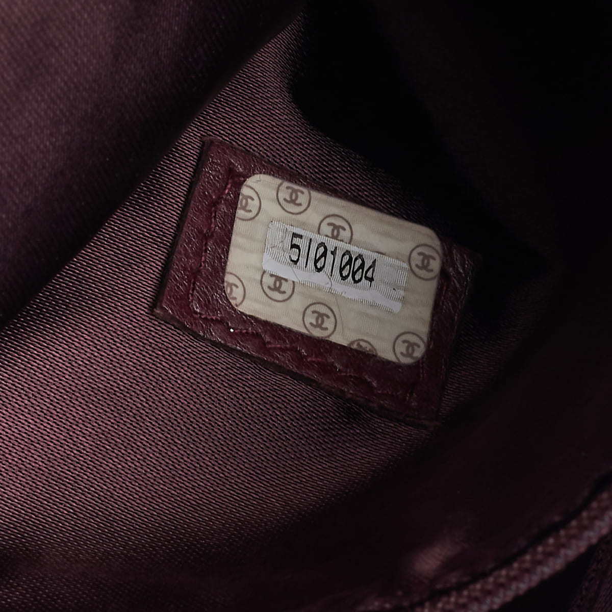 CHANEL Tote Bag, Coco Mark, Mini Shoulder, Lambskin, Bordeaux, Gold-Tone Hardware, Pre-Owned - Vintage La Charme