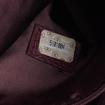 CHANEL Tote Bag, Coco Mark, Mini Shoulder, Lambskin, Bordeaux, Gold-Tone Hardware, Pre-Owned - Vintage La Charme