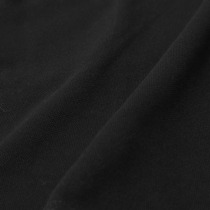 CHANEL Polo Shirt, Coco Mark Logo Button, Cut-and-Sew, Cotton, Black, Gold-Tone Hardware, Pre-Owned - Vintage La Charme
