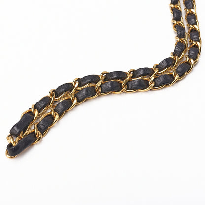 CHANEL Shoulder Bag, Matelasse, Push Lock, Chain Shoulder, Lambskin, Black, Gold-Tone Hardware, Pre-Owned - Vintage La Charme
