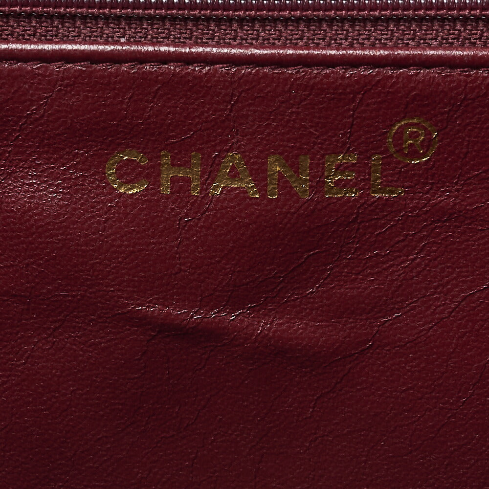 CHANEL Shoulder Bag, Matelasse, Push Lock, Chain Shoulder, Lambskin, Black, Gold-Tone Hardware, Pre-Owned - Vintage La Charme