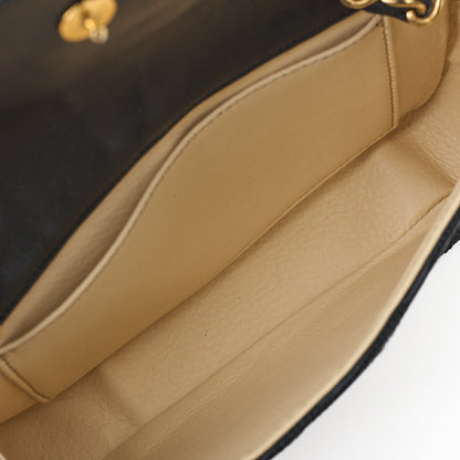 CHANEL Shoulder Bag, Decacoco Push Lock, Matelasse, Lambskin, Black, Gold-Tone Hardware, Pre-Owned - Vintage La Charme