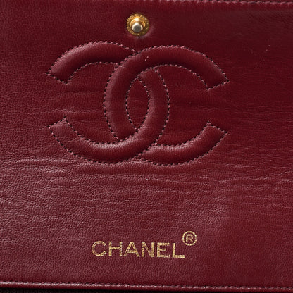 CHANEL Shoulder Bag, Matelasse Double Flap, Lambskin, Black, Gold-Tone Hardware, Pre-Owned - Vintage La Charme