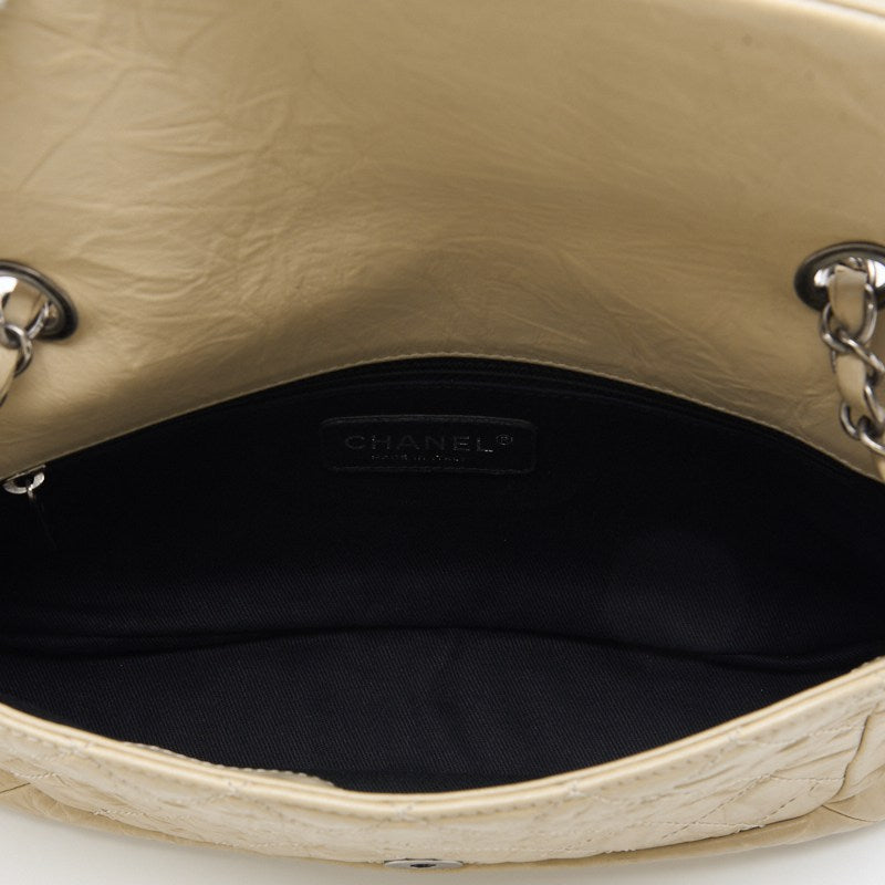 CHANEL Mini Shoulder Bag, Matelasse, Chain Shoulder, Vintage Calf, Black, Silver-Tone Hardware, Pre-Owned - Vintage La Charme