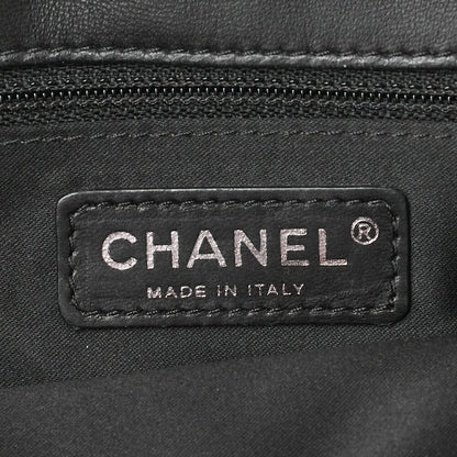 CHANEL Shoulder Bag, Matelasse Turn Lock Chain Shoulder, Python, Black, Gold-Tone Hardware, Pre-Owned - Vintage La Charme