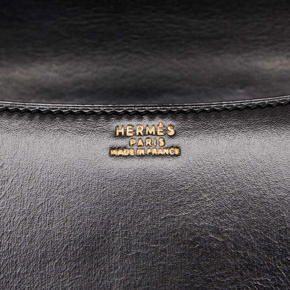 HERMES Constance 23 Shoulder Bag, Box Calf, Black, Gold-Tone Hardware, Pre-Owned - Vintage La Charme