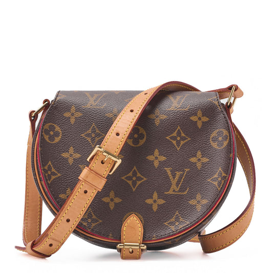 LOUIS VUITTON Louis Vuitton Monogram Monogram Saint-Cloud Shoulder Bag Brown Gold-Tone Hardware, Pre-Owned