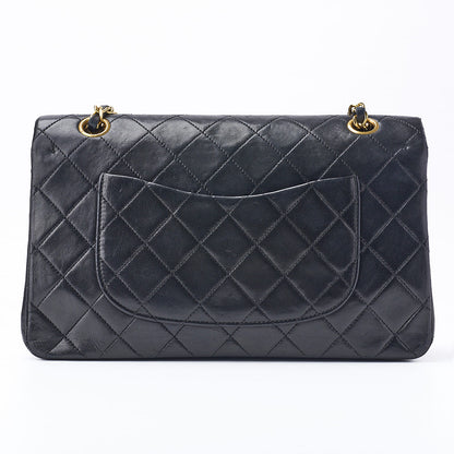 CHANEL Shoulder Bag Mini Matelasse Turn Lock Lambskin Black Gold-Tone Hardware Pre-Owned - Vintage La Charme